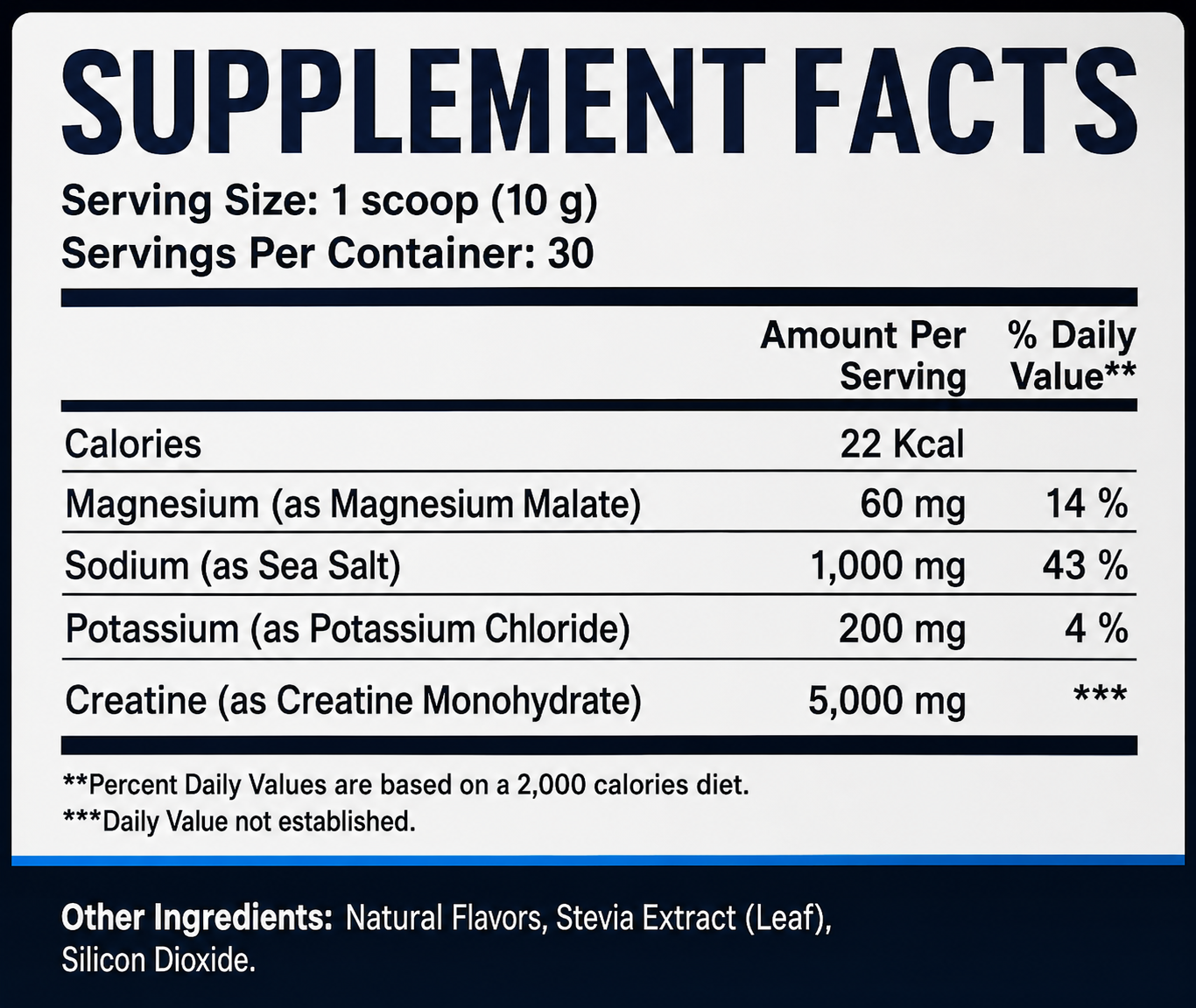 VoltHydra Creatine Hydration Powder — Lemon
